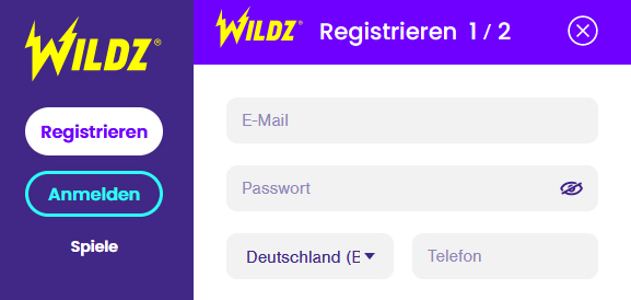 wildz-casino-konto-registrieren