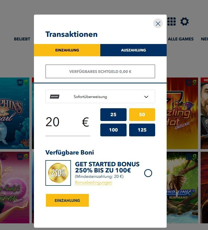 jokerstar transaktionen einzahlung