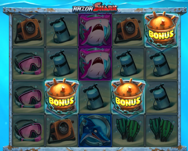 razor shark bonus aktiviert