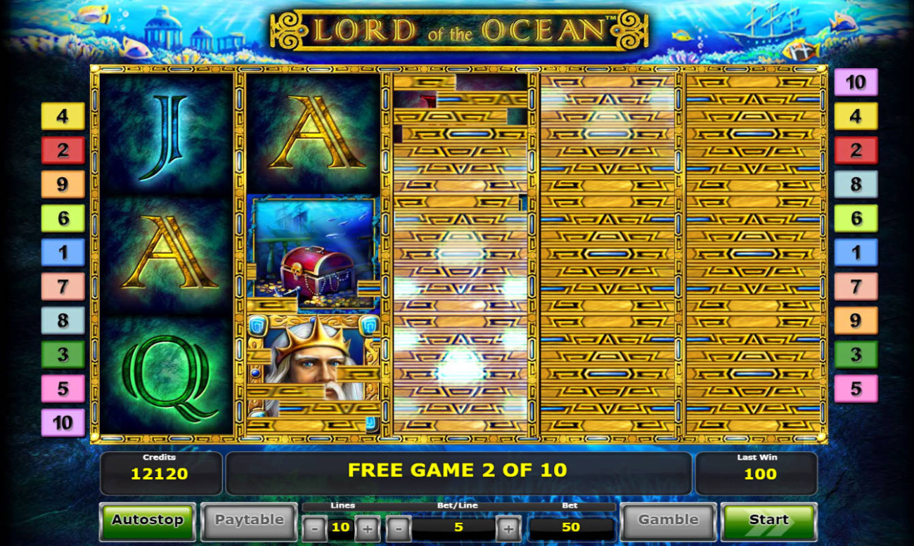 lord of the ocean freispiel start