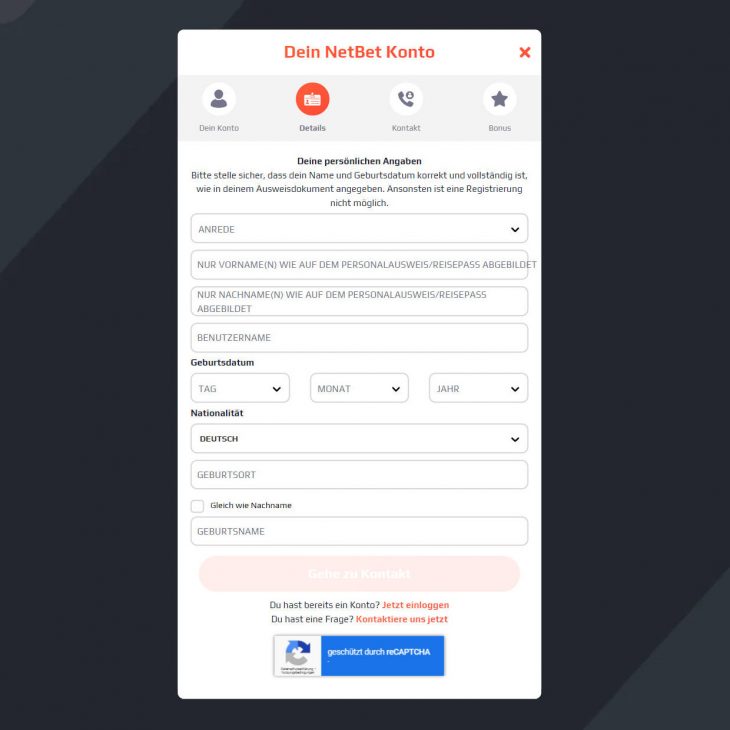 netbet registrierung 3